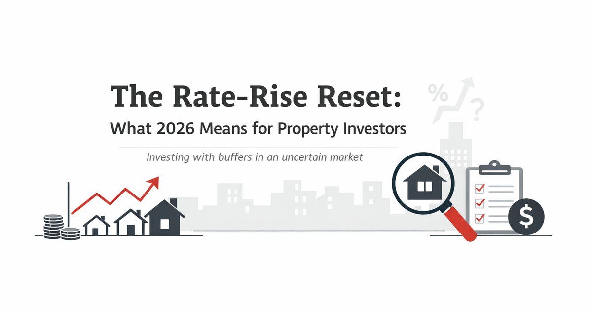 The Rate-Rise Reset: What 2026 Means for Property Investors